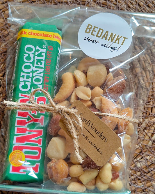 Bedankt cadeautje Nootjes