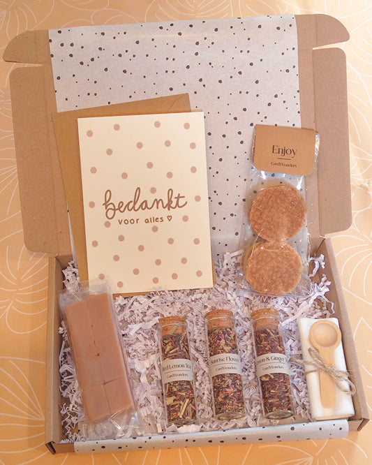 Bedankt cadeaupakket thee