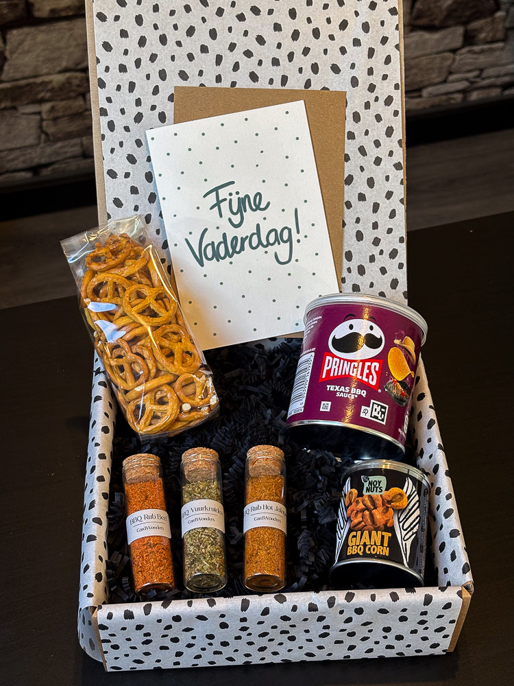 Vaderdagcadeau pakket BBQ liefhebber
