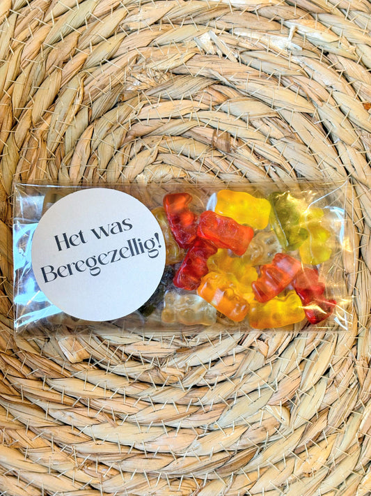 Traktatie Afscheid 'Het was Beregezellig' 🐻