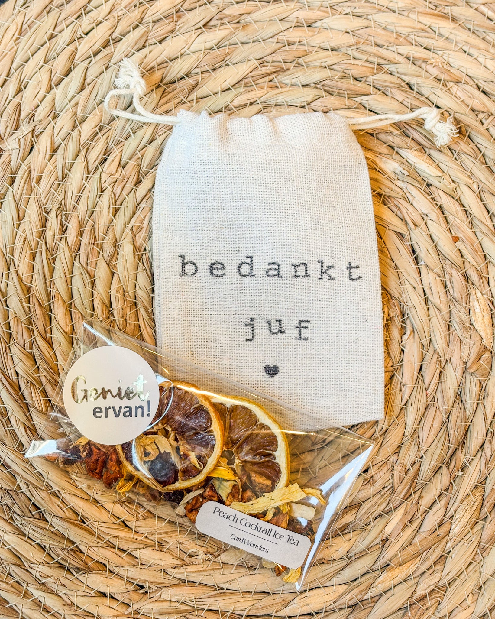 cadeautje bestellen voor de juf