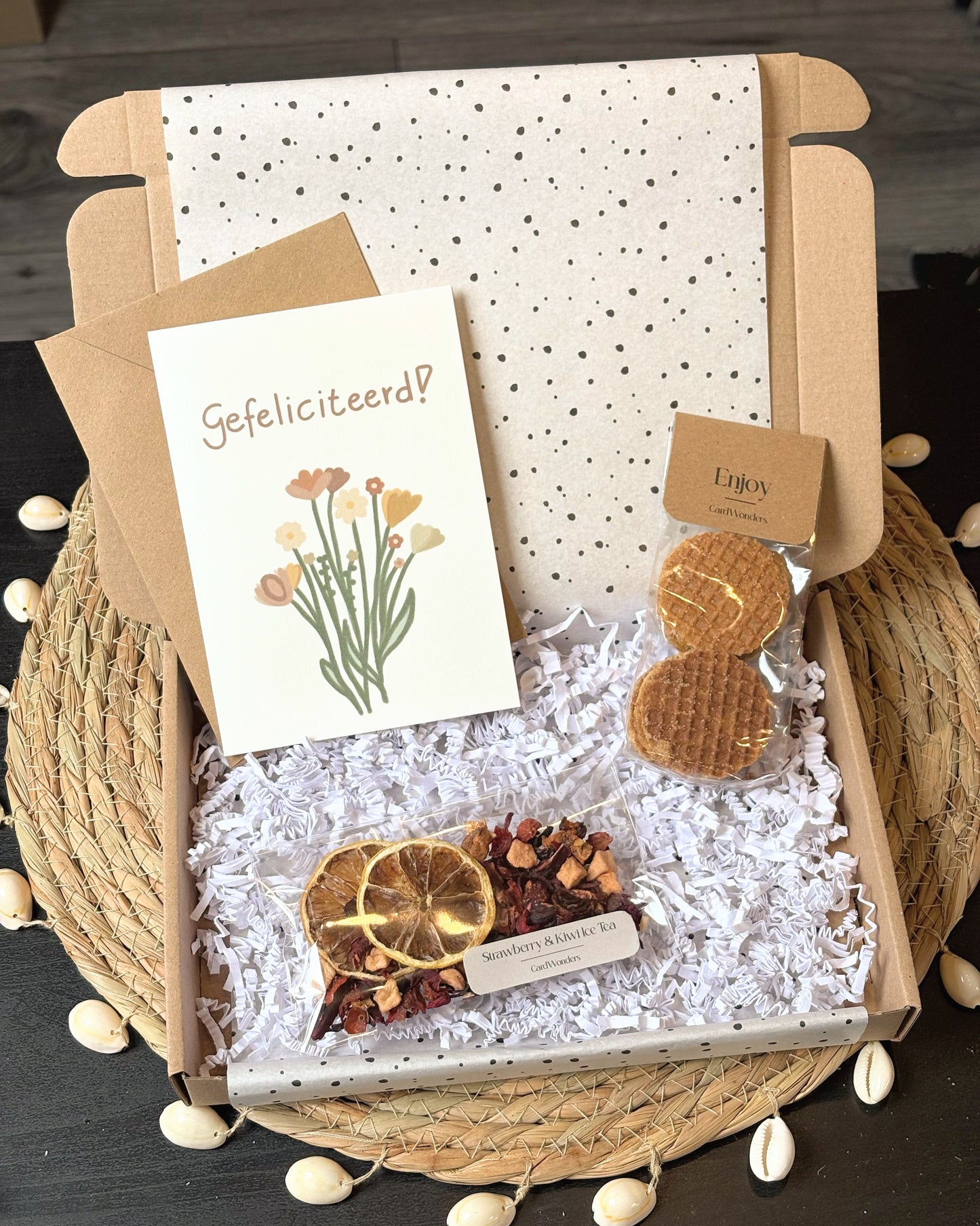 Verjaardagspakket IJsthee & Stroopwafeltjes