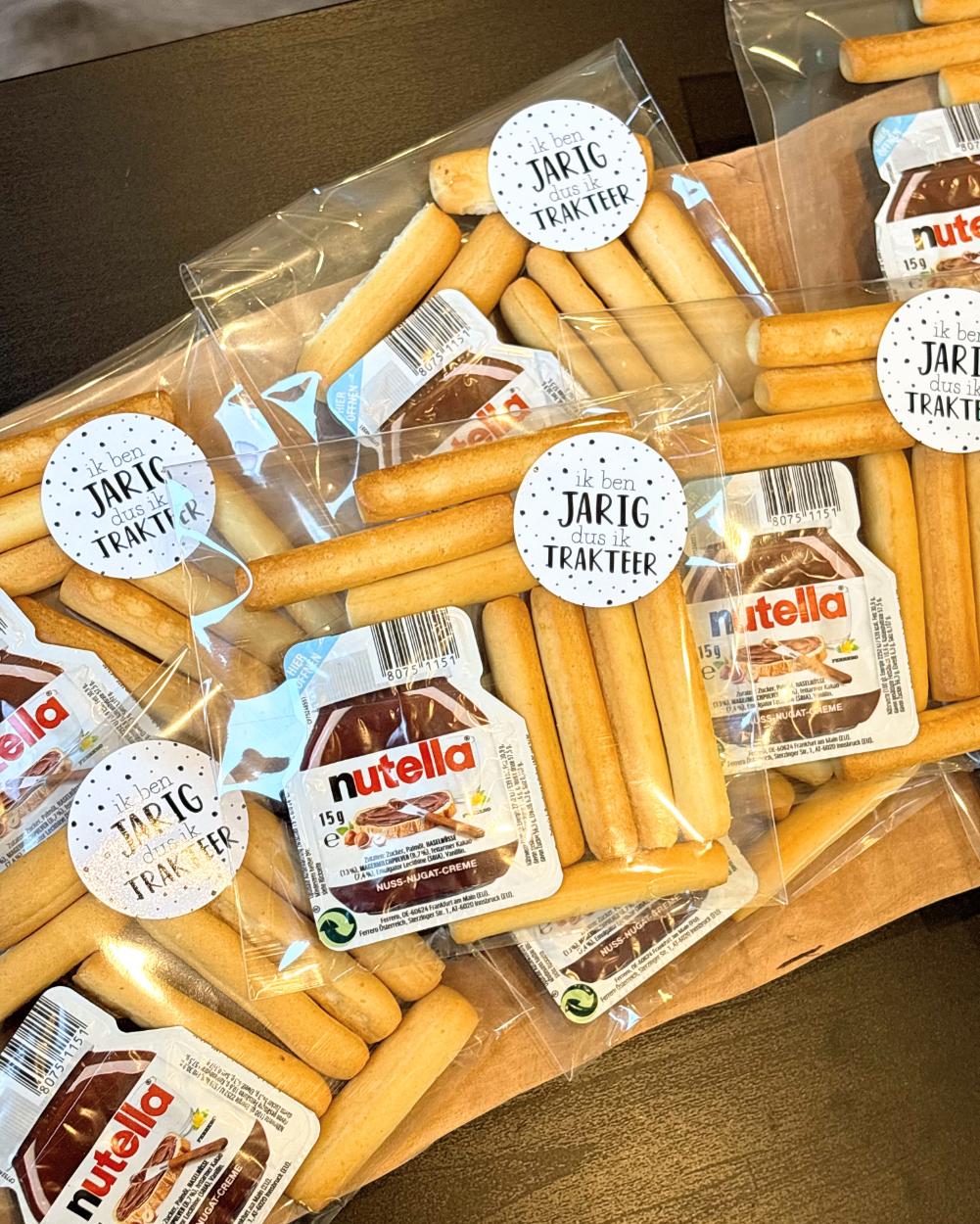 Traktatie Nutella cupjes