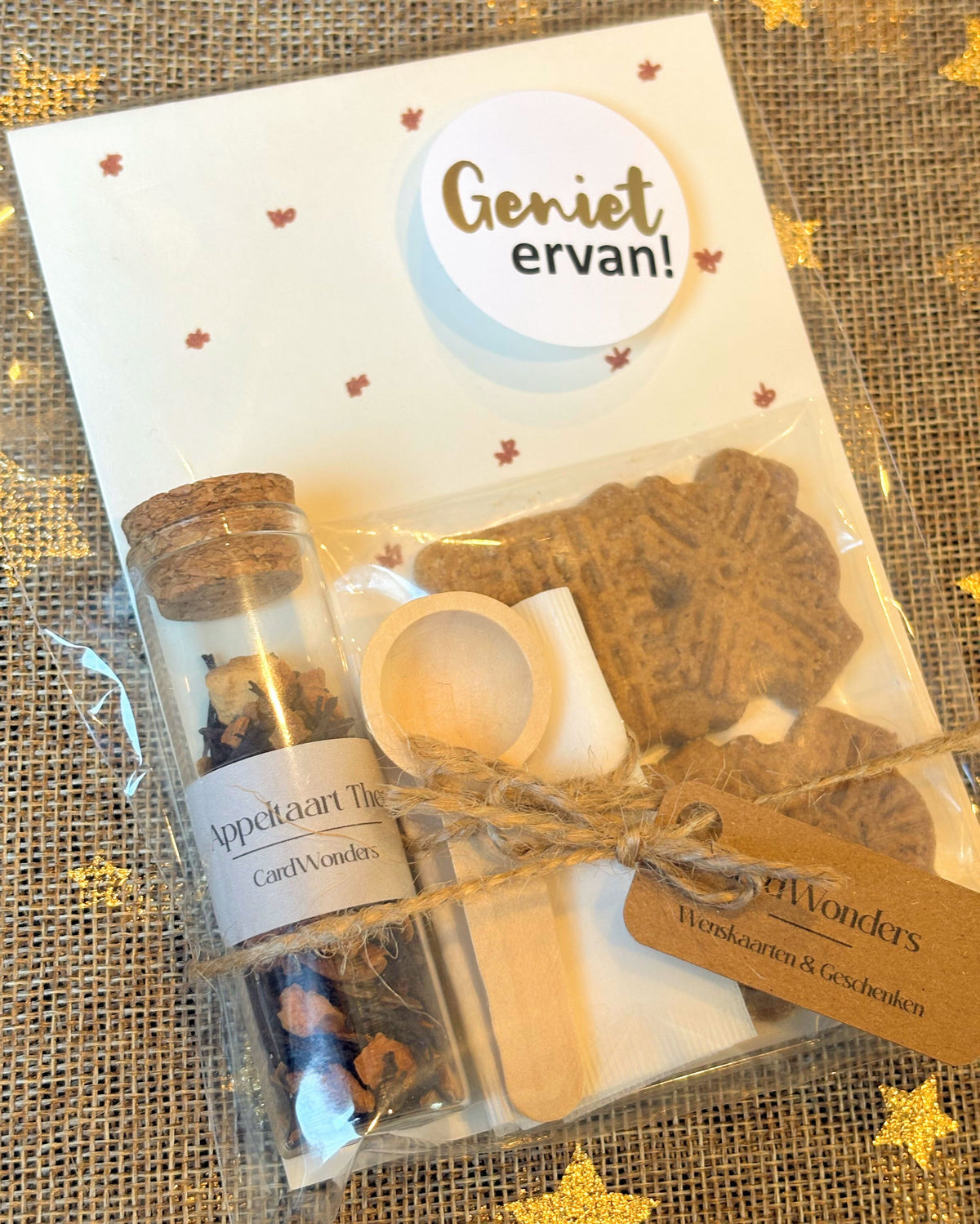 herfst kerst cadeautje thee speculaas