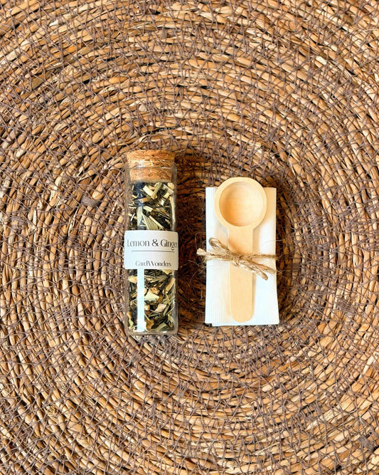 Glazen potje Luxe Thee Lemon & Ginger