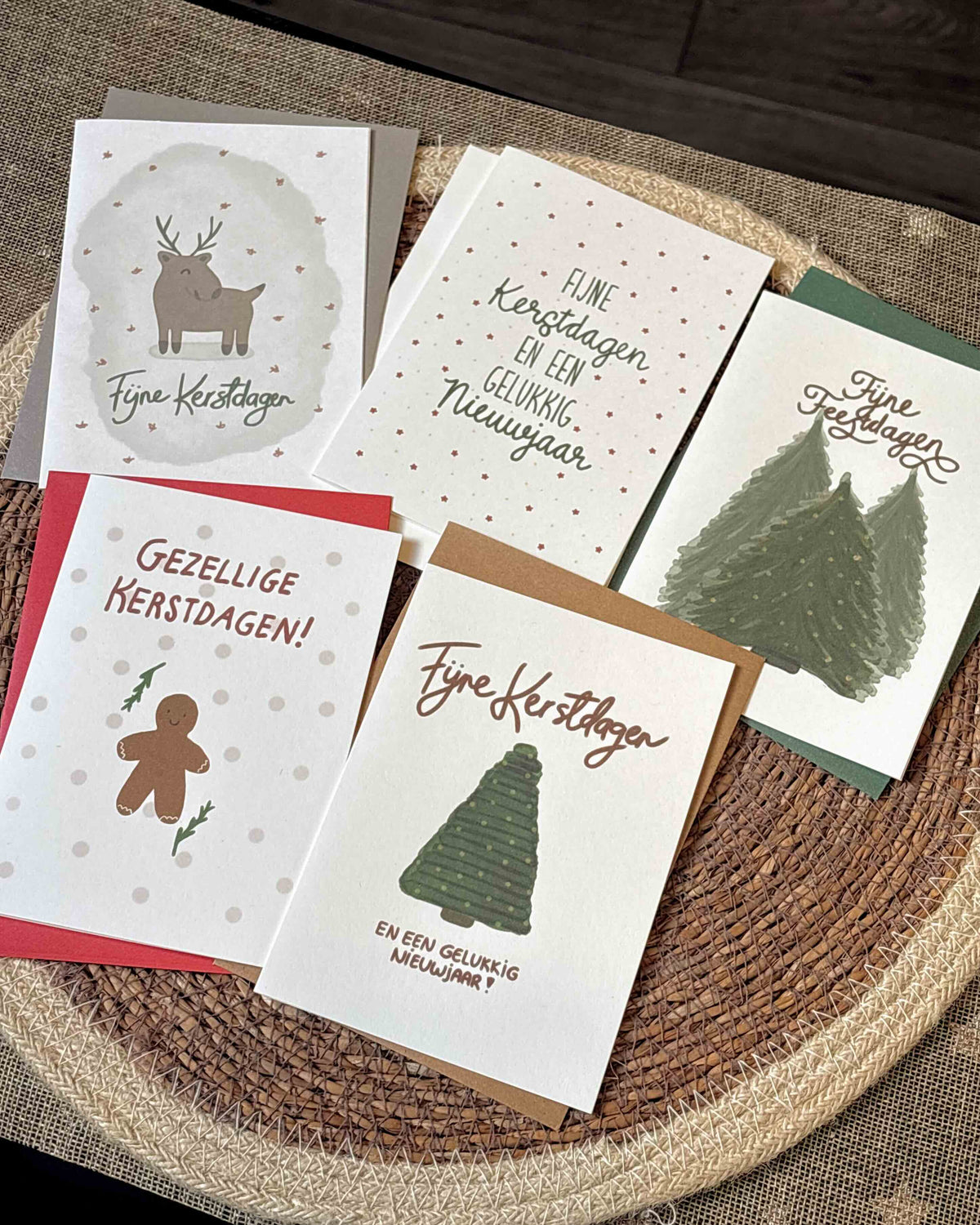 Kerstkaartenpakket 10 stuks
