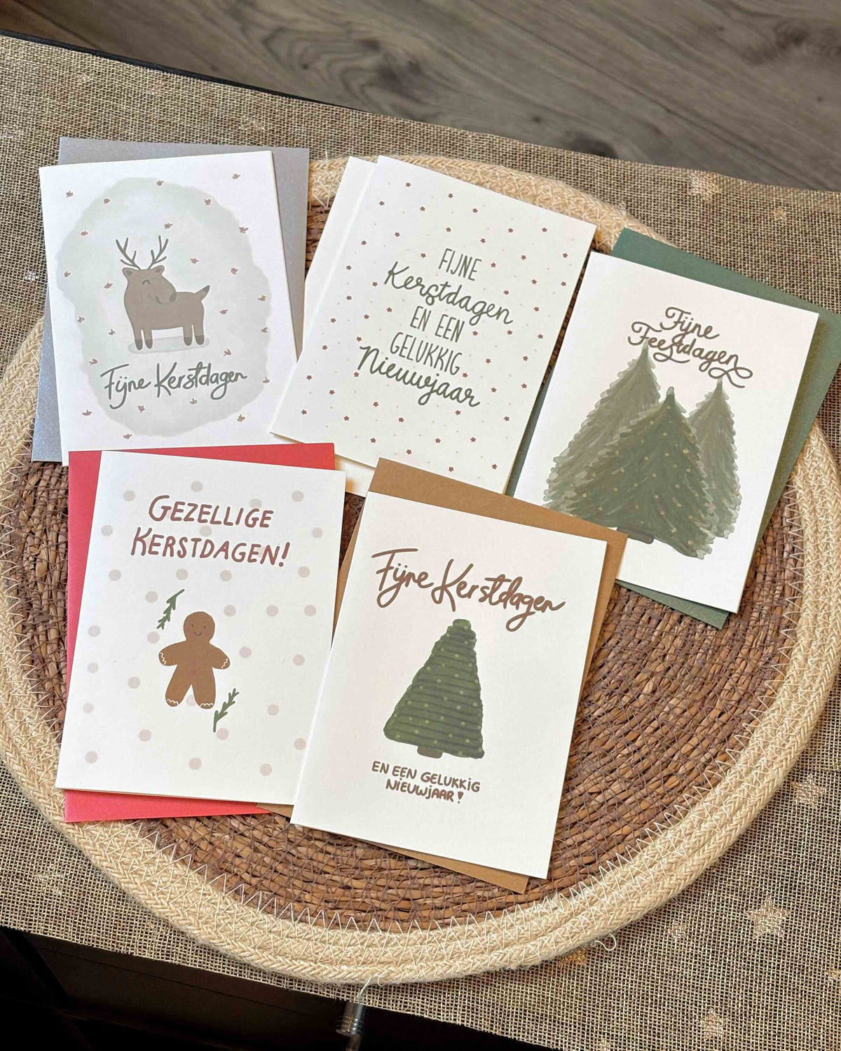 Kerstkaartenpakket 10 stuks