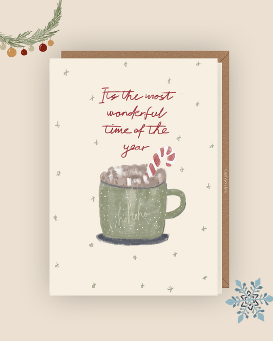 Christmas card Hot Cocoa