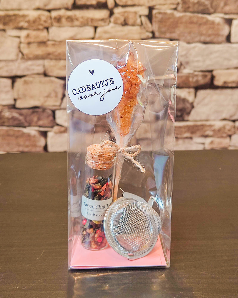 cadeautje bedankje thee