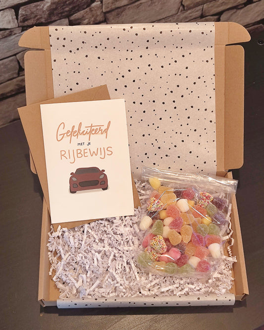 greetz rijbewijs cadeau brievenbus