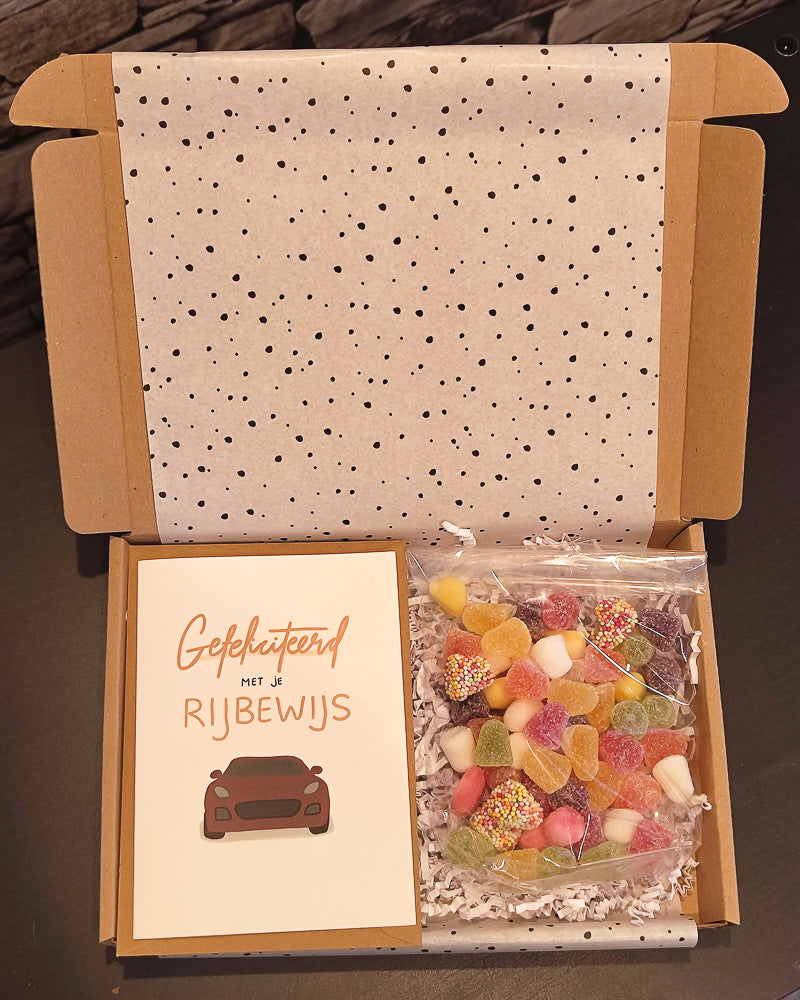 rijbewijs cadeau pakket