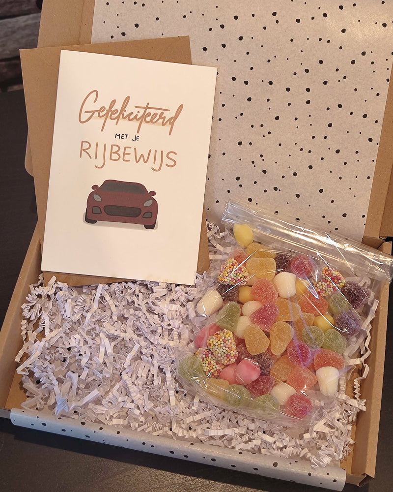 rijbewijs gehaald cadeau primera