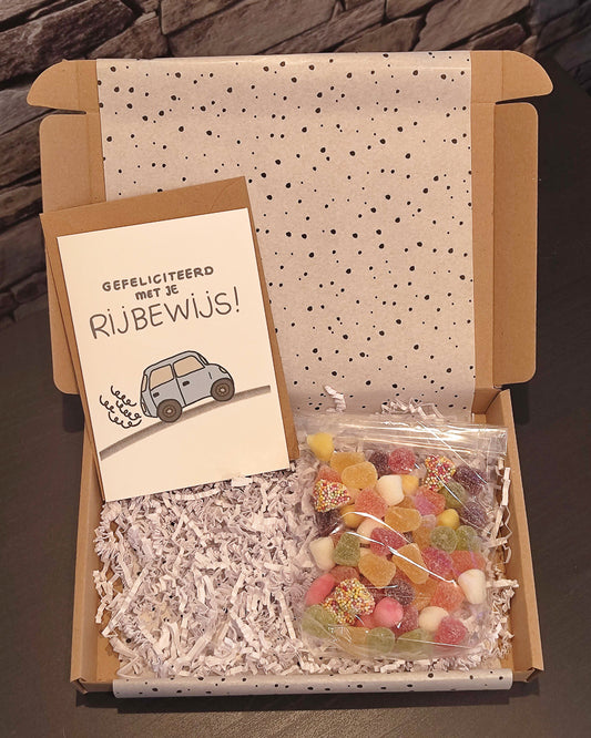 rijbewijs gehaald cadeau sturen