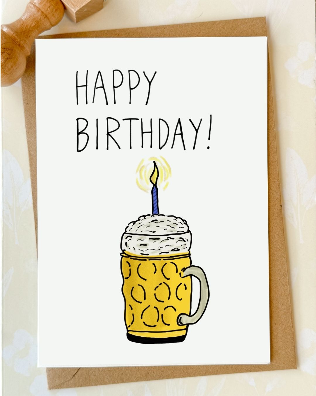 verjaardagskaart bier